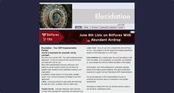 Desktop Screenshot of elucidationllc.com